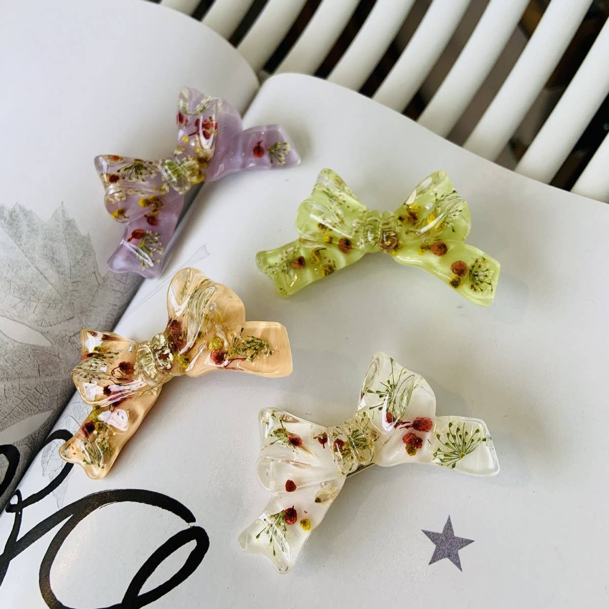 SWEET FLORAL ALL MATCH SIMPLE SWEET HAIRPIN_CWAHA2158