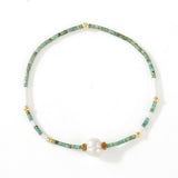 Zebra Camouflage Rice Pearl Single Pearl Bracelet_Cwmm3865