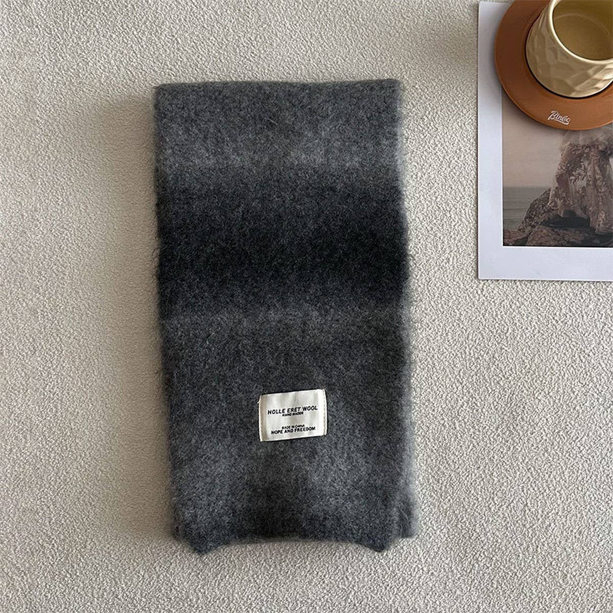 Unique Gradient Wool Blend Knit Scarf For Winter_Cwasc2318