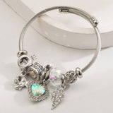 FASHION BEADED BRACELET WITH HEART AND CHERRY_CWMM8610