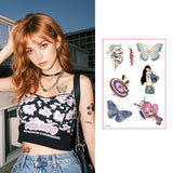 GOLD FOIL TATTOO STICKERS FOR GIRLS CHIC CLASSY_CWMM8366