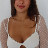 NATURAL FRESHWATER PEARL HEART NECKLACE_CWMM5313