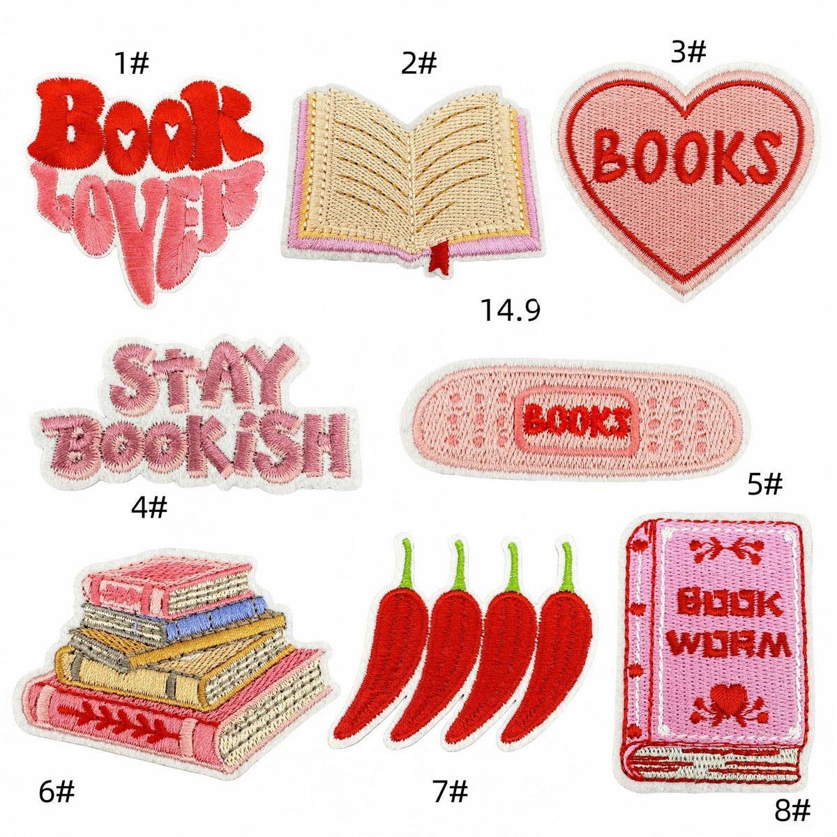 BOOK SERIES GRAFFITI EMBROIDERY CLOTHING PATCHES_CWMM4060