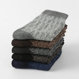 5 PAIRS OF CASUAL SIMPLE THICK WARM COTTON SOCKS_CWMS0687