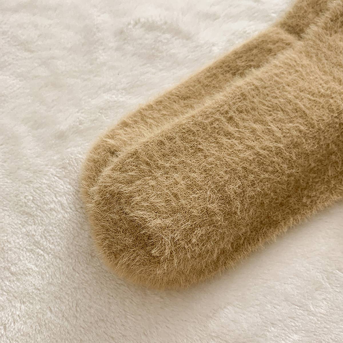 SOLID COLOR WARM THICK FLEECE SOCKS_CWMS0963