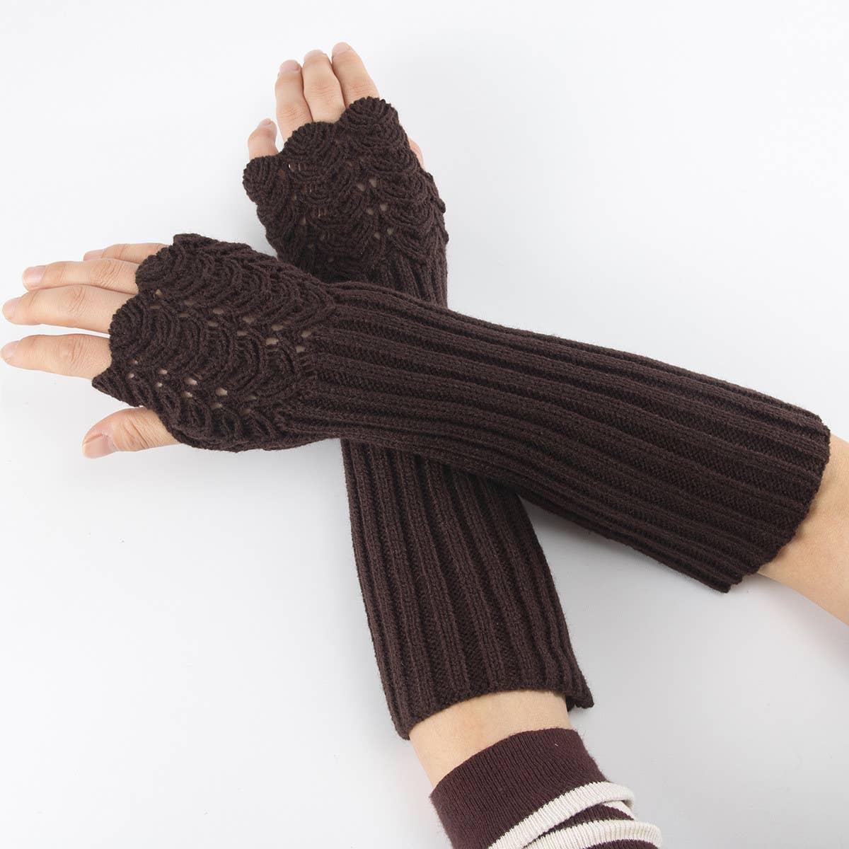 2024 New Knitted Fingerless Gloves Sleeves_Cwag0100