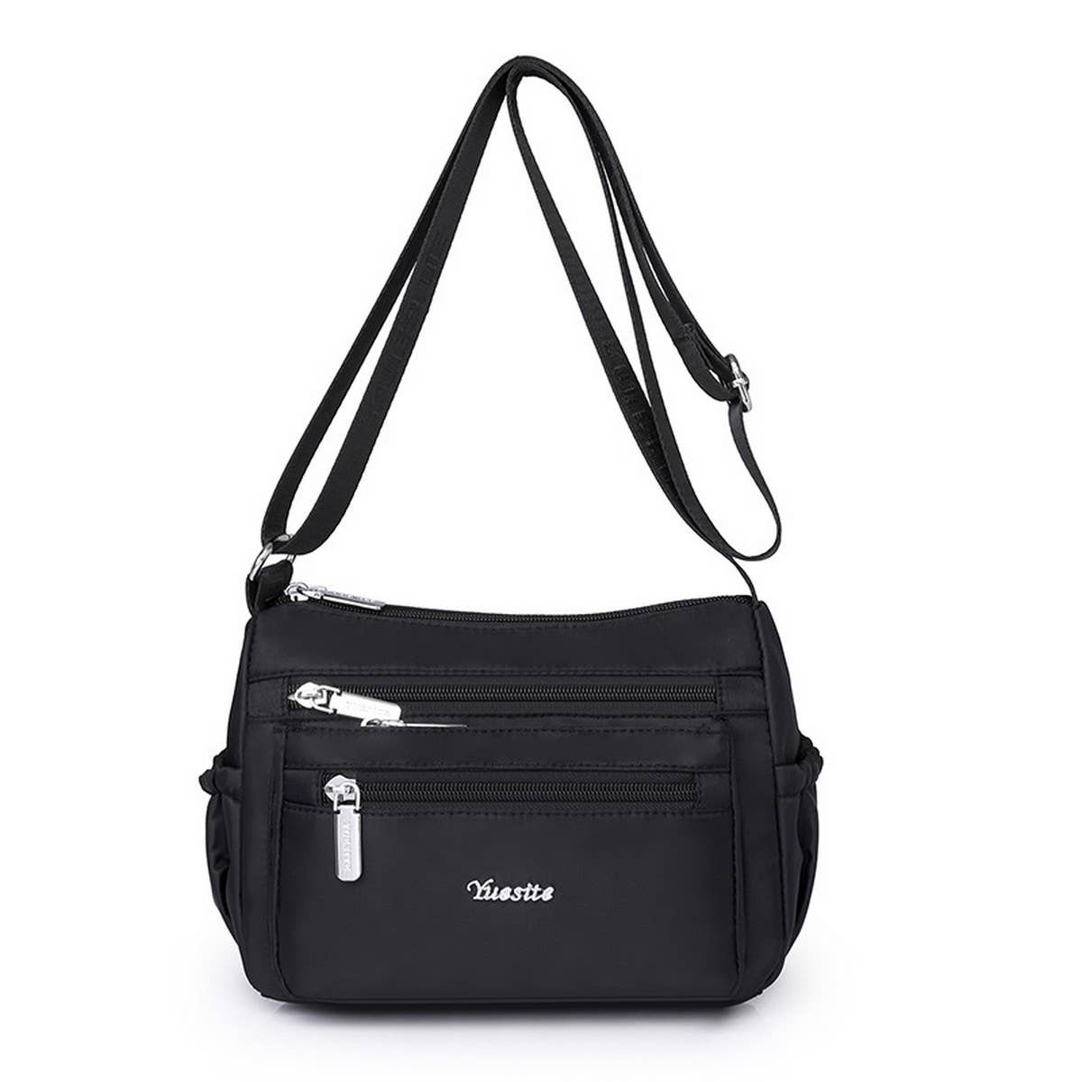 Nylon Multi-Compartment Shoulder Crossbody Bag_Cwasc1752