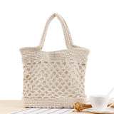 NEW STYLE FOREST STYLE PORTABLE BEACH STRAW BAG_CWAB2091