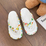 CARTOON FRUIT PATTERN BEACH FLIP FLOP SANDALS_CWSHS0678