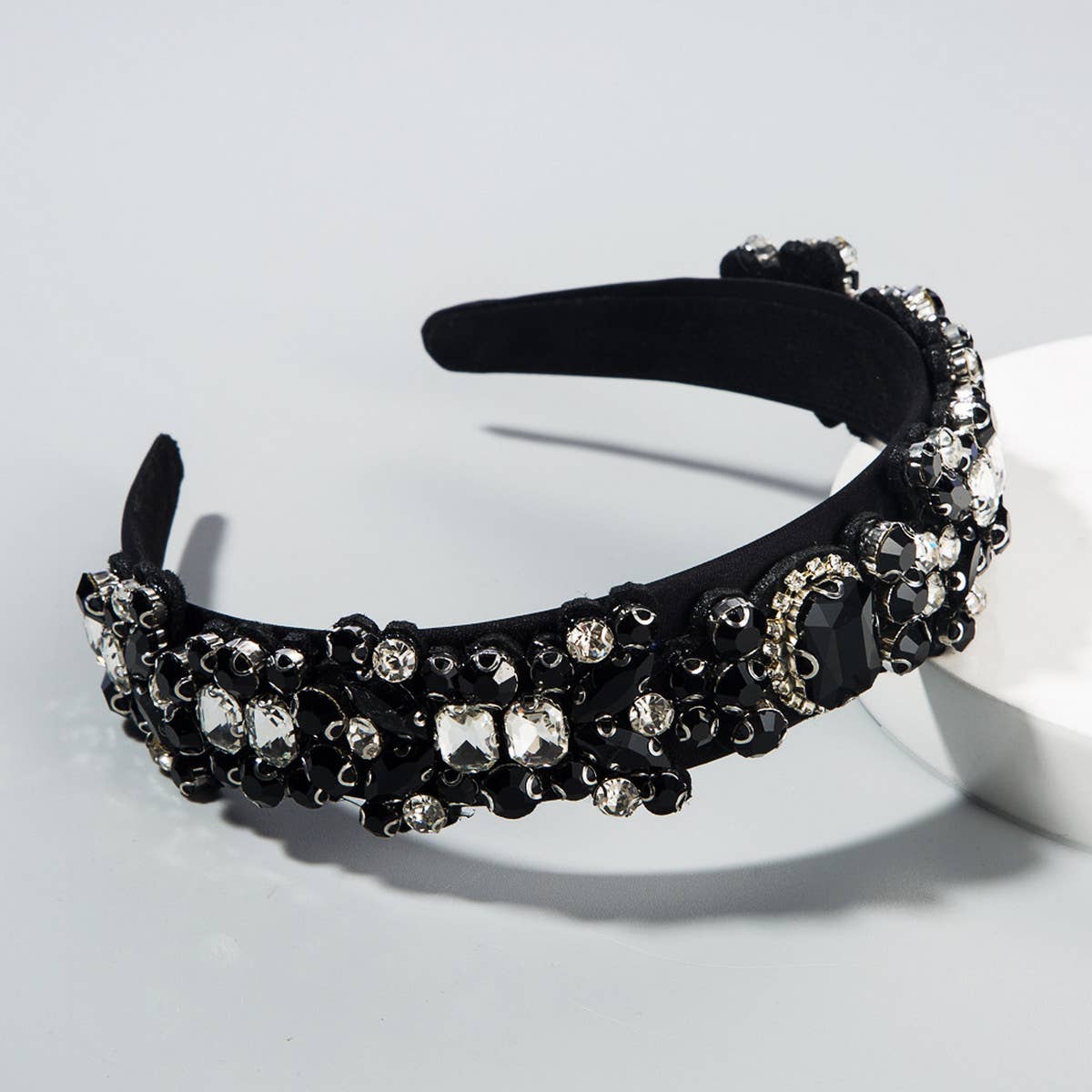 FASHION RETRO DIAMOND HEADBAND_CWAHA1981