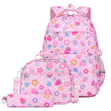 BACKPACKS FOR SCHOOL 3 PIECE STRAWBERRY SET_CWAB5480