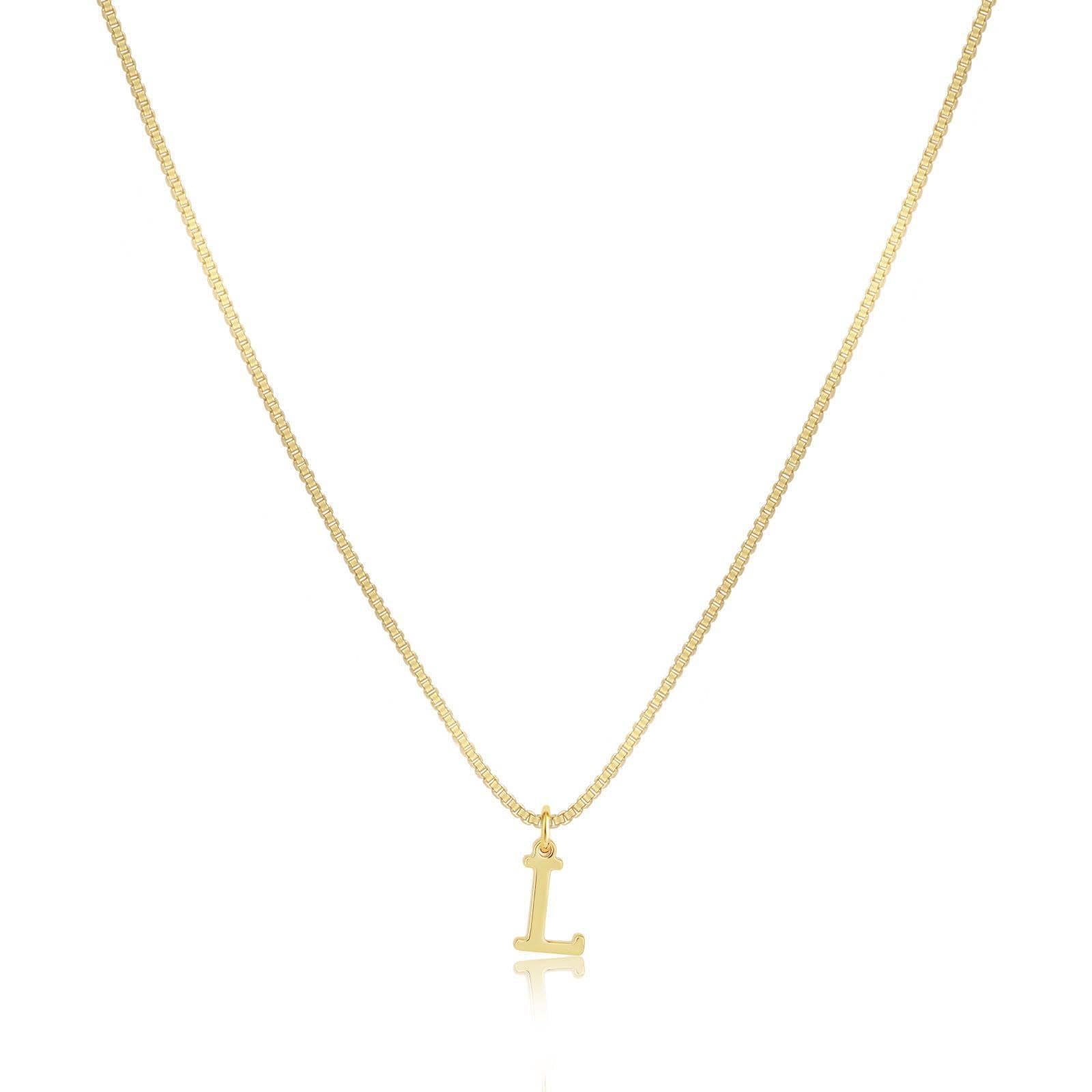 Simple And Fashionable Glossy 26-Letter Necklace