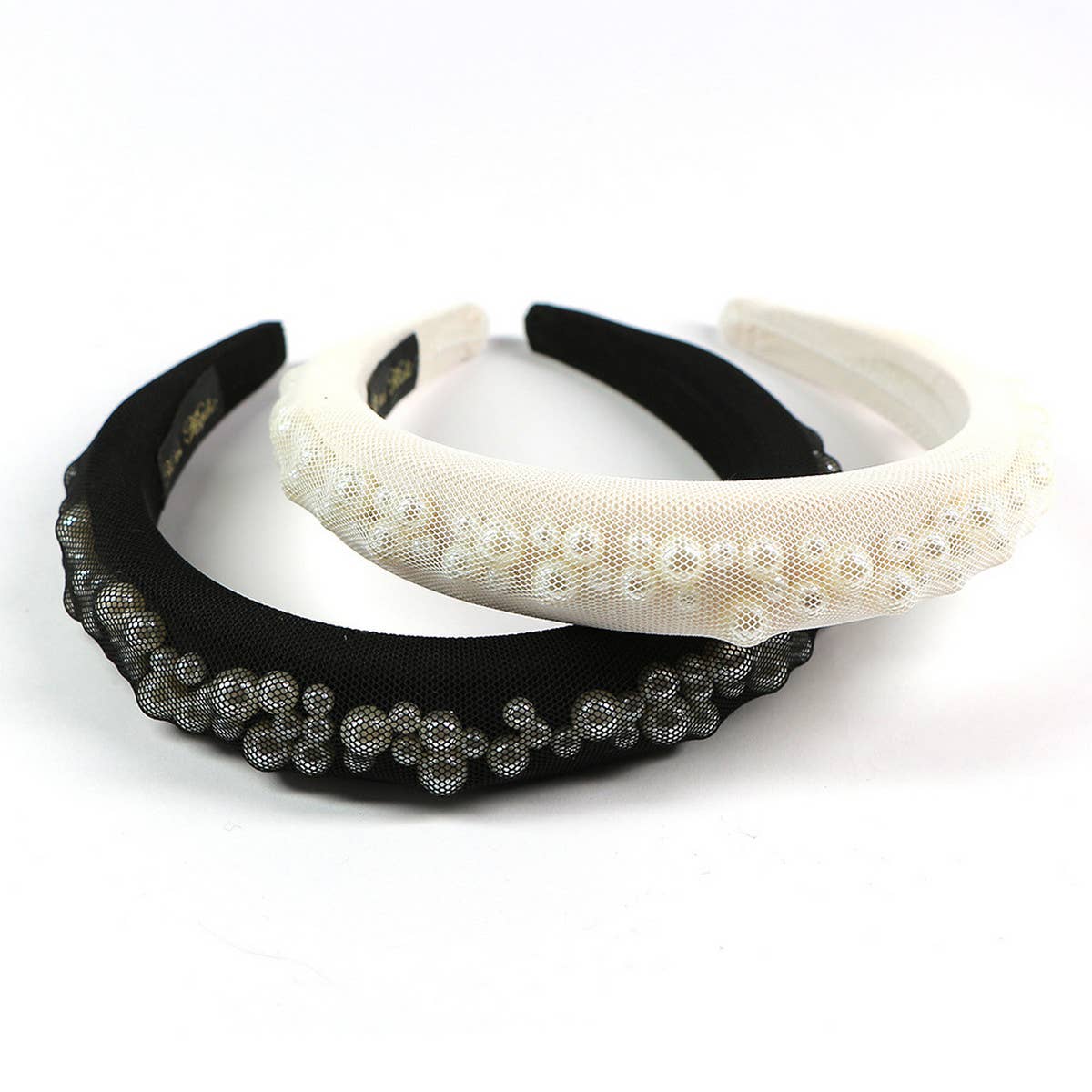 RETRO PEARL MESH HEADBAND_CWAHA0978