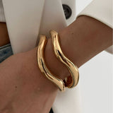 FASHIONABLE AND SIMPLE ALLOY ROUND RING BRACELET_CWMM3089