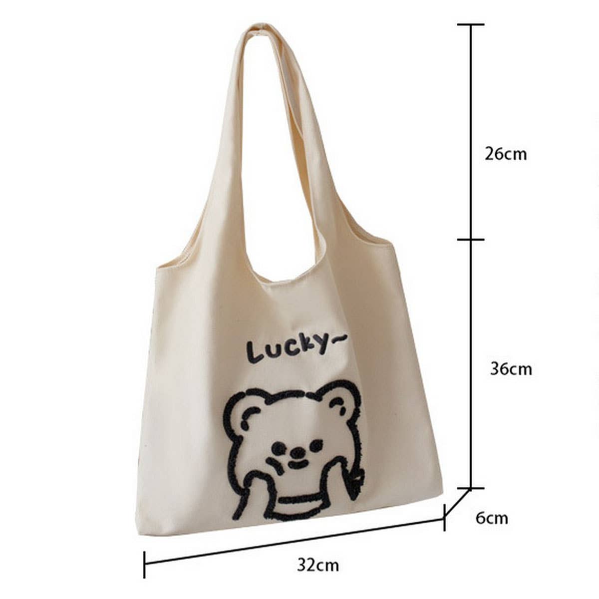 EMBROIDERED CANVAS TOTE BAG FOR WOMEN LARGE SIZE_CWAB5653