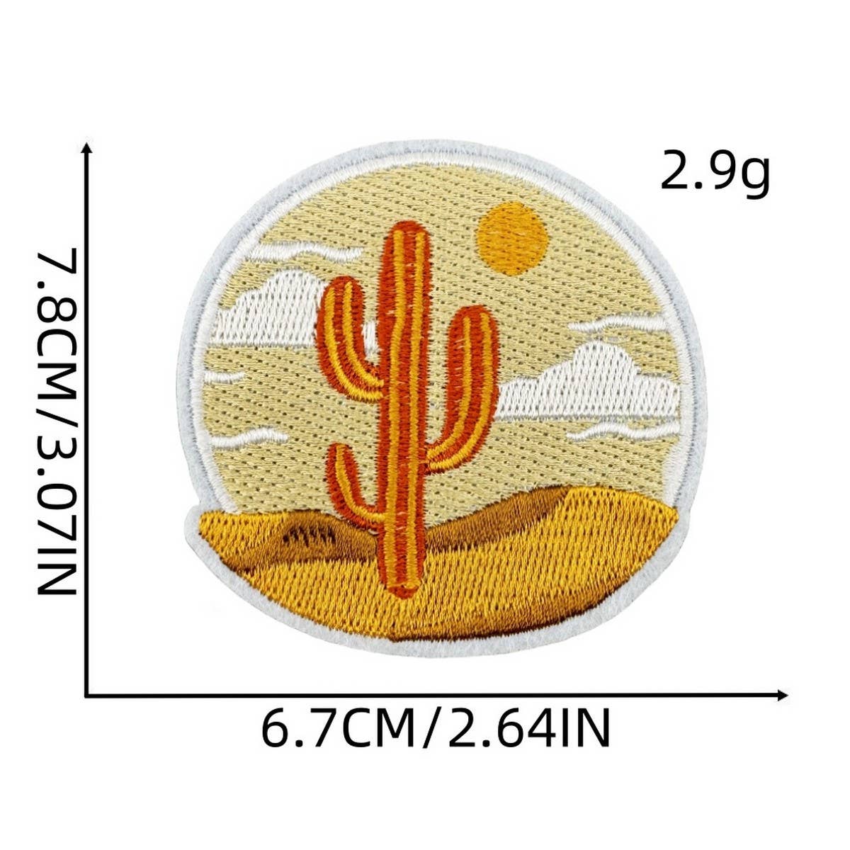 Western Cowboy Graffiti Embroidered Patch_Cwmm4033