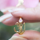 DECEMBER COLORED ZIRCONIA OPEN RING_CWMM5739