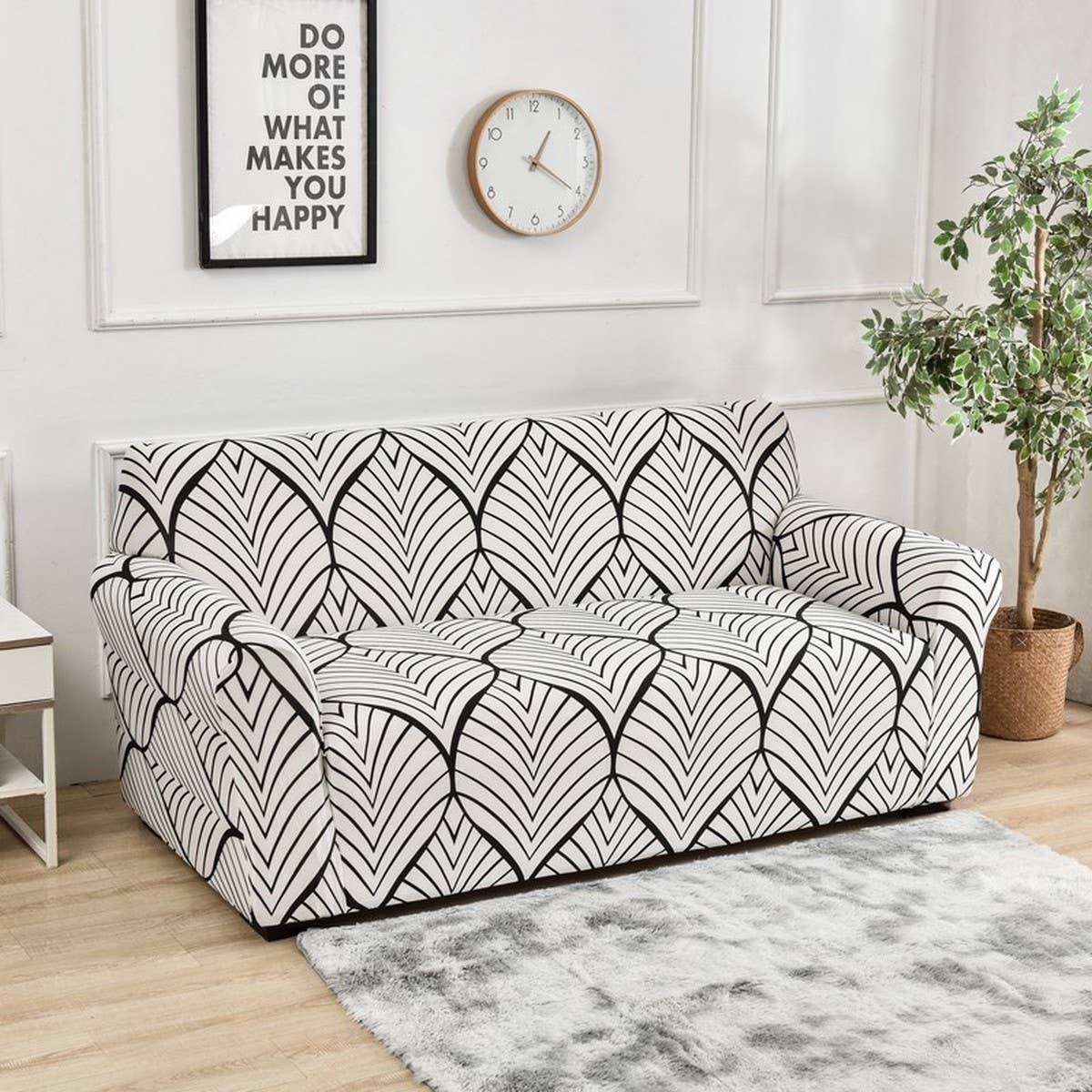 NORDIC STYLE SOFA COVER STRETCH NON SLIP FIT_CWMM8310