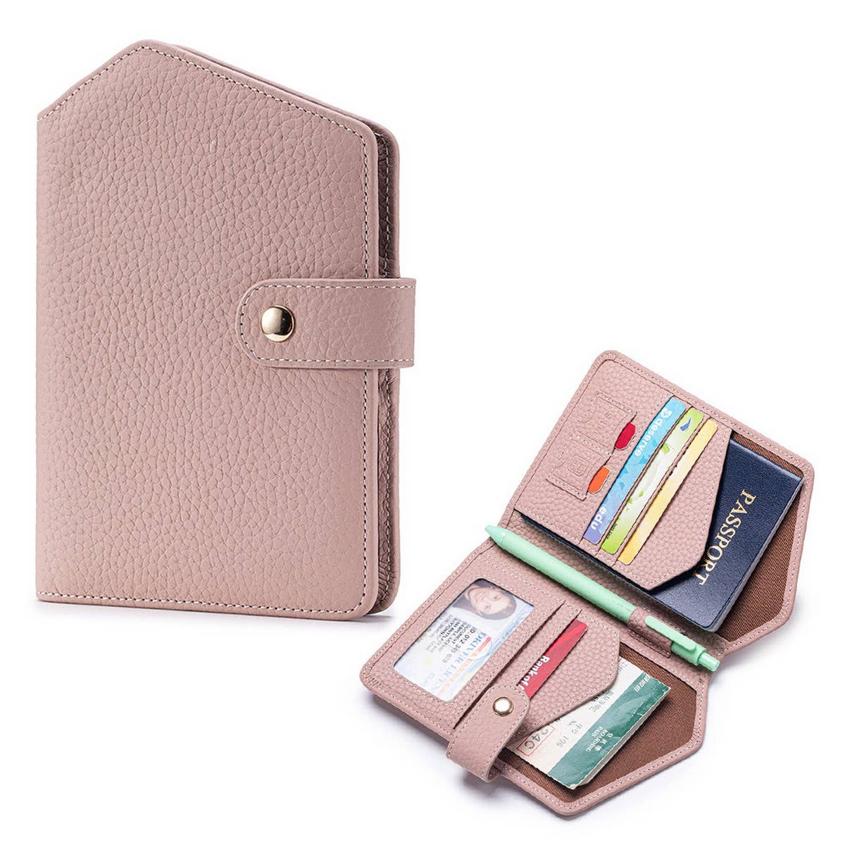 Womens Passport Organizer Secure Stylish_Cuab00395