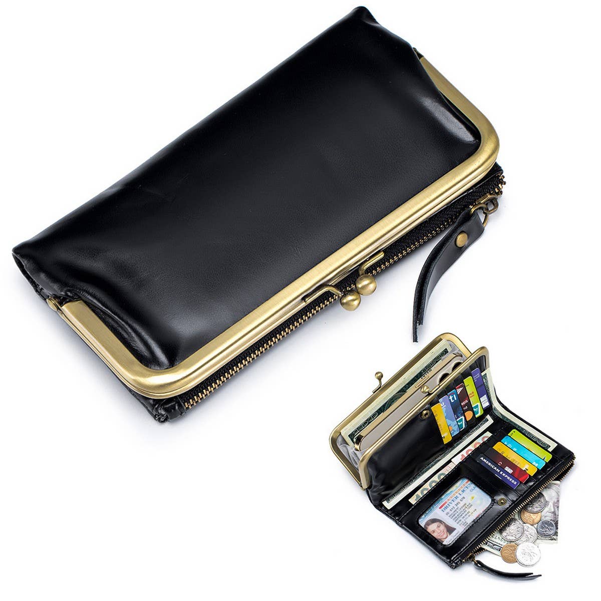 MULTIFUNCTIONAL LARGE CAPACITY LONG LEATHER WALLET_CWAB3750