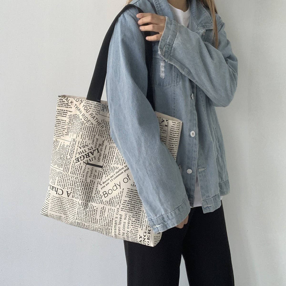 LARGE CAPACITY COMMUTING RETRO CANVAS BAG_CWAB2139