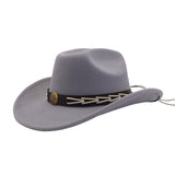 COUPLES WOOL FEDORA HAT COWBOY JAZZ STYLE_CWAH04383