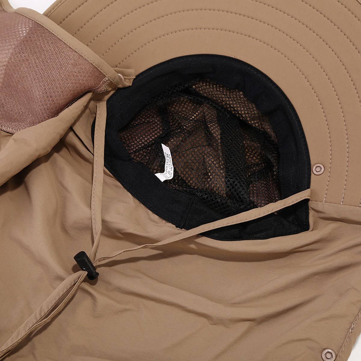 QUICK DRY JUNGLE SUN HAT WITH FACE FLAP FOR HIKING_CWAH3803