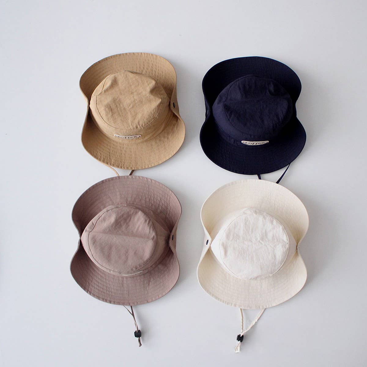 OUTDOOR ALL MATCH CHILDRENS LETTER BUCKET HAT_CWAH2878