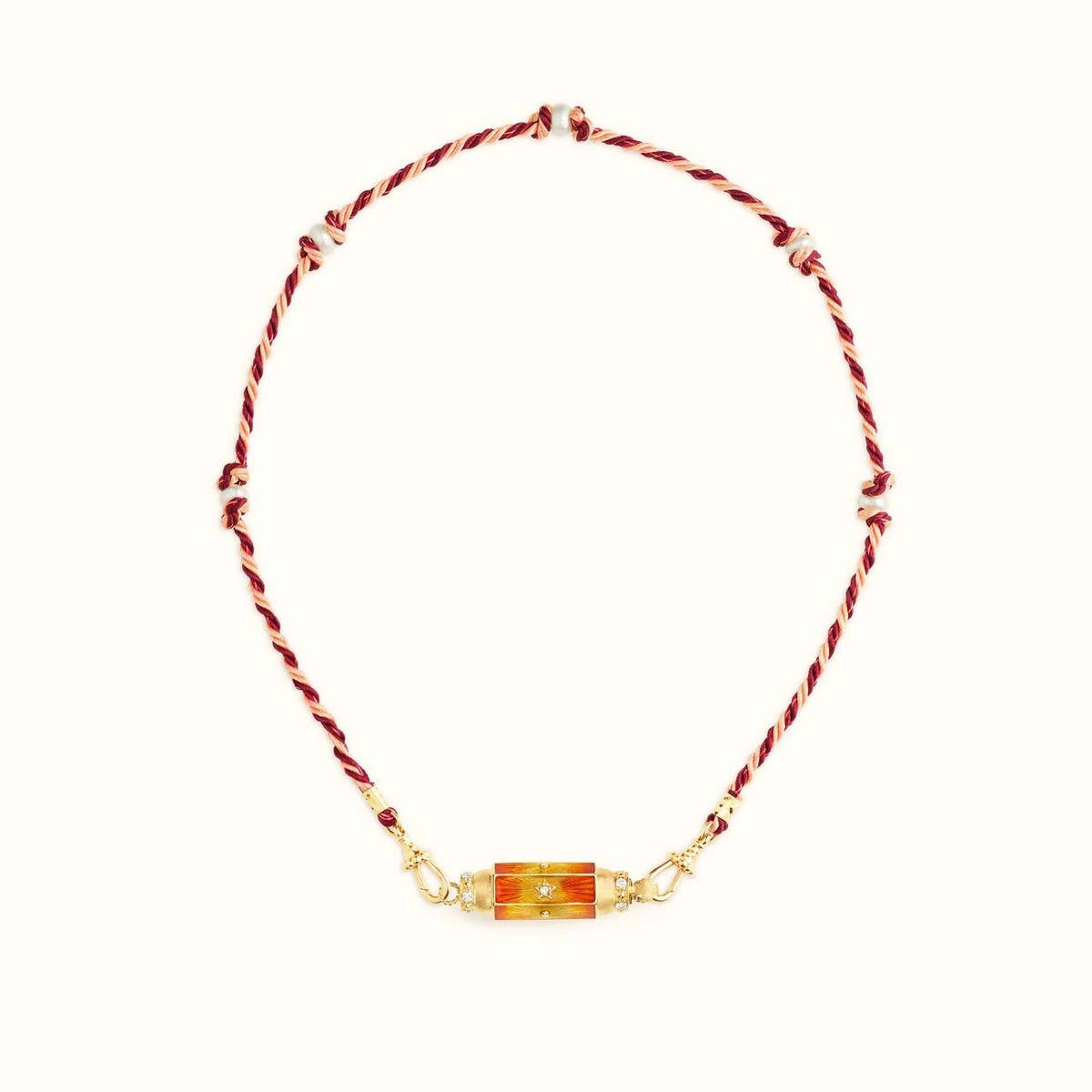 BOHEMIAN COLORFUL TAROT PENDANT NECKLACE_CWMM3794