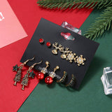 CHRISTMAS FASHION SWEET ALLOY EARRINGS JEWELRY SET_CWMM2630