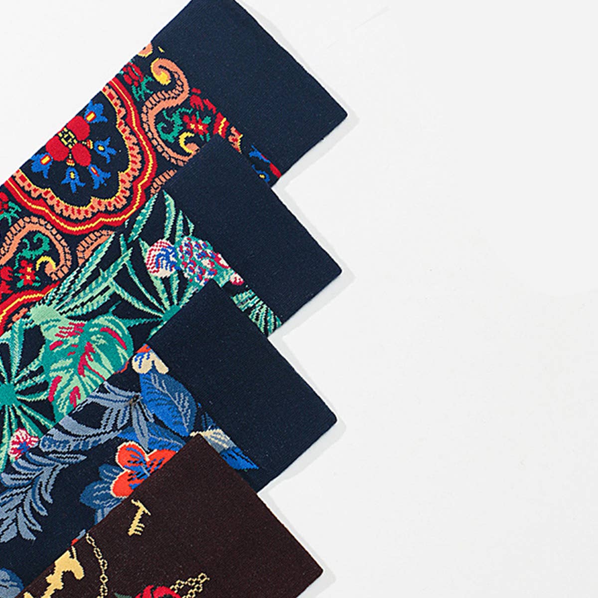 RETRO JACQUARD STREET SKATEBOARD SOCKS_CWMS0162