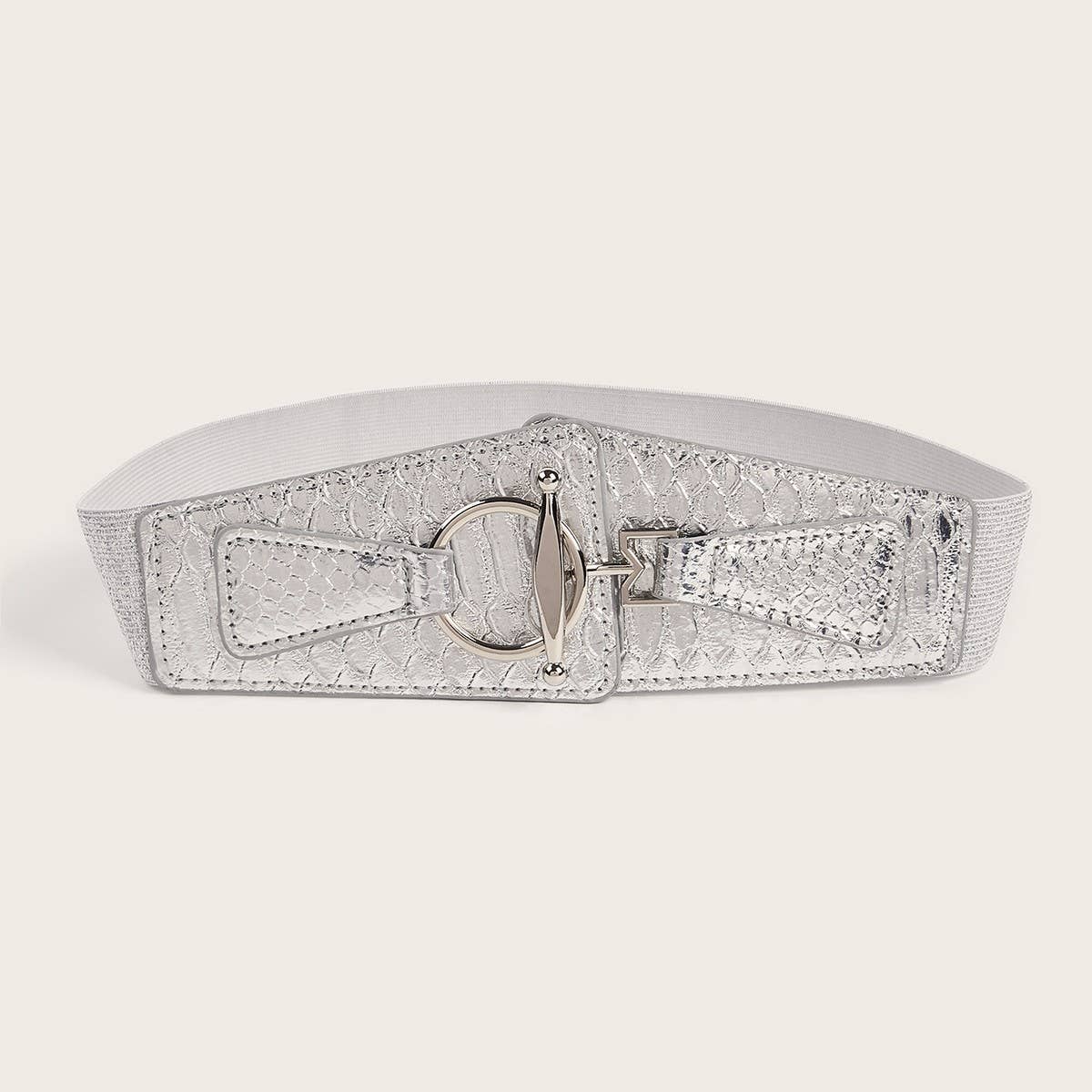 Cwabe0563_Solid Color Multi Functional Elastic Belt