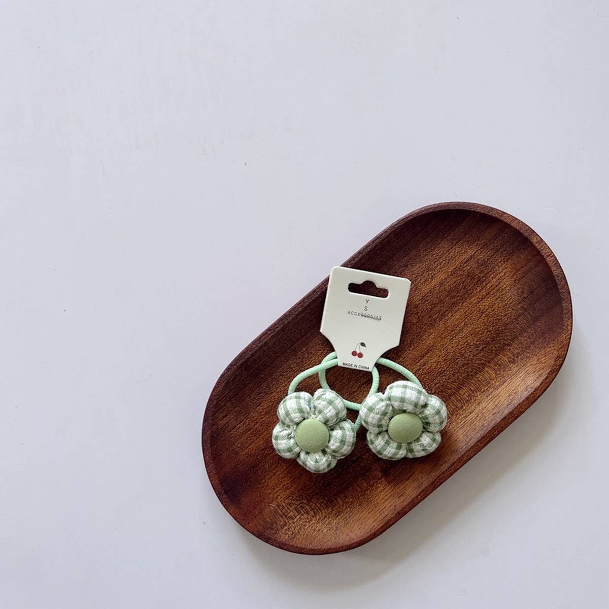 NEW CUTE PLAID CHILDRENS HAIR ROPE_CWAHA1846