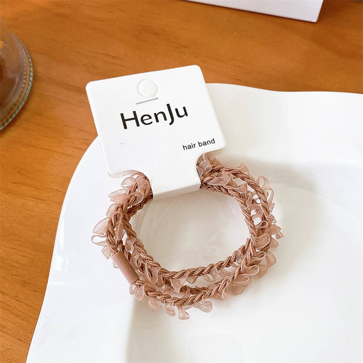 LIGHT LUXURY HAIR TIES 3 PIECE SET_CWAHA1116