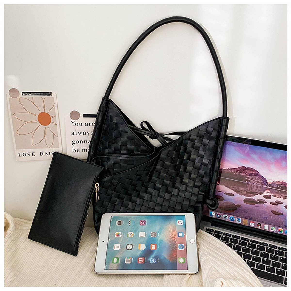 HAND WOVEN BAG STYLISH STRAW ARMPIT BAG FOR WOMEN_CWAB1913