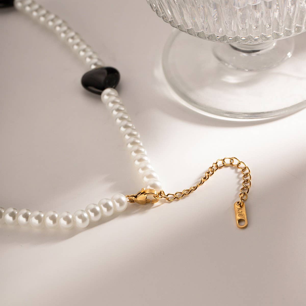 GLASS PEARLNICHEHIGH END SENSE NECKLACE_CWAJE1421