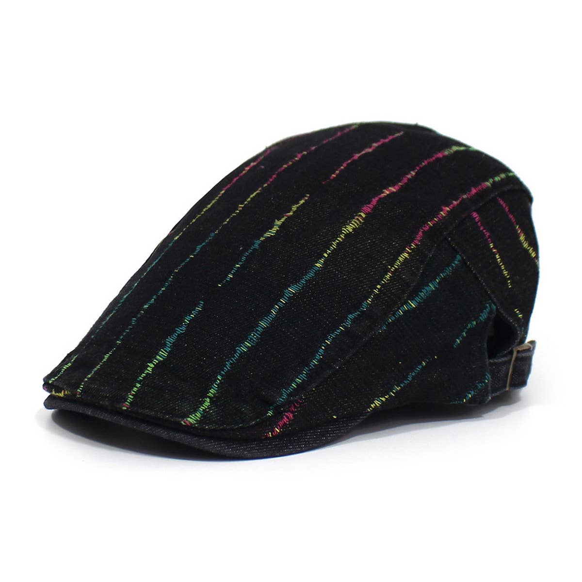 2024 NEW COLOR STRIPED FORWARD CAP BERET_CWAB2923