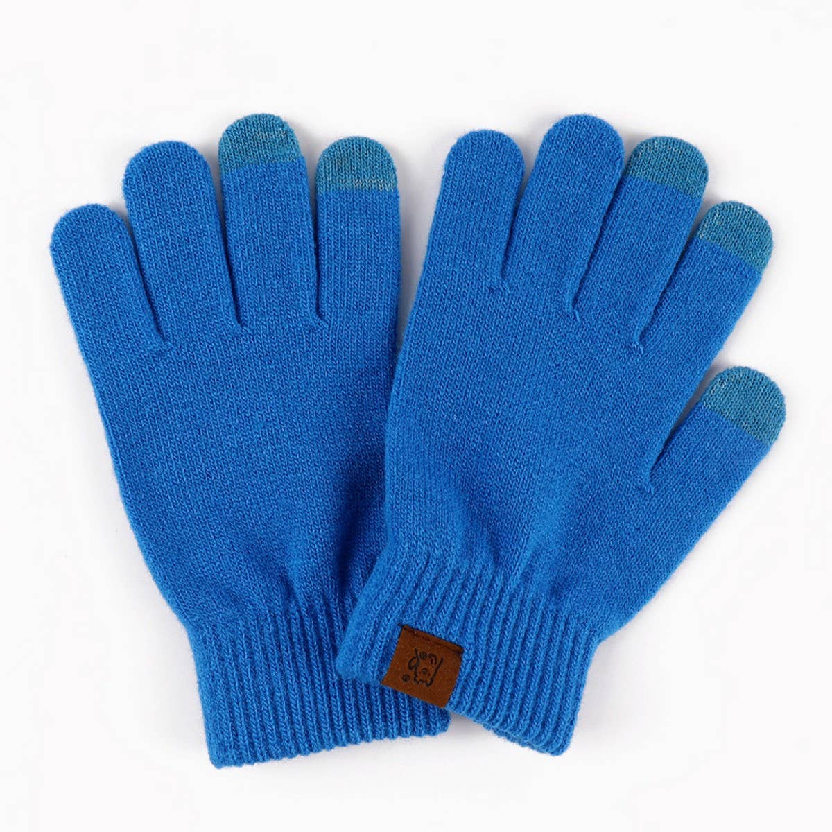 Winter Candy-Colored Warm Five-Finger Gloves_Cwag0393