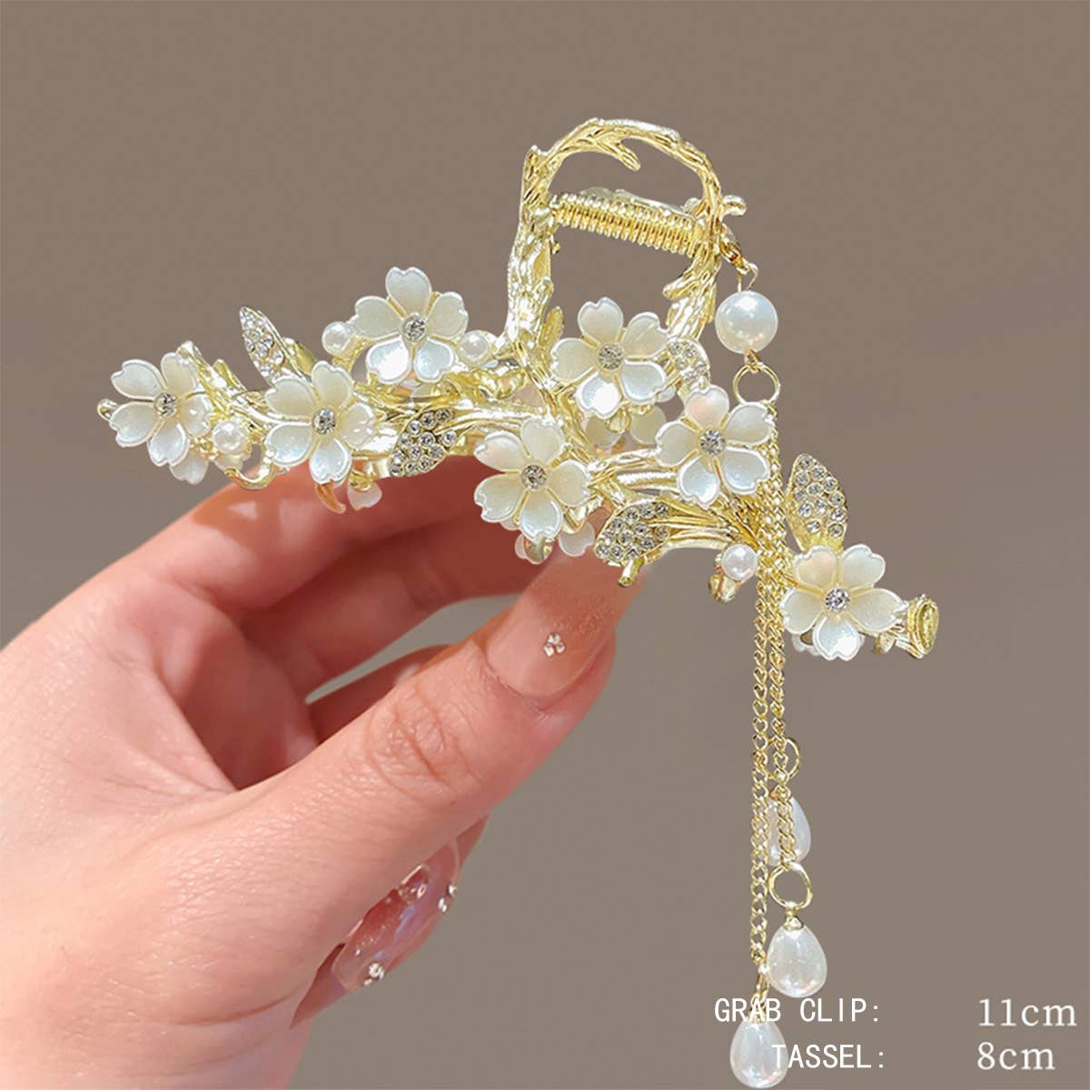 Cwmm9290_High-End Hair Clip Shark Hair Clip