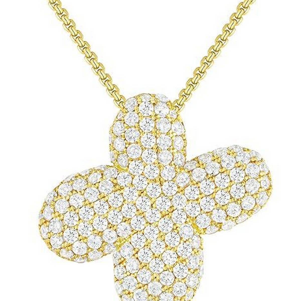 26 LETTERS NECKLACE COPPER ZIRCONIA PENDANT_CWMM5864