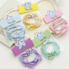 HIGH ELASTIC PONYTAIL HAIR ROPE THREE PIECE SET_CWAHA1031