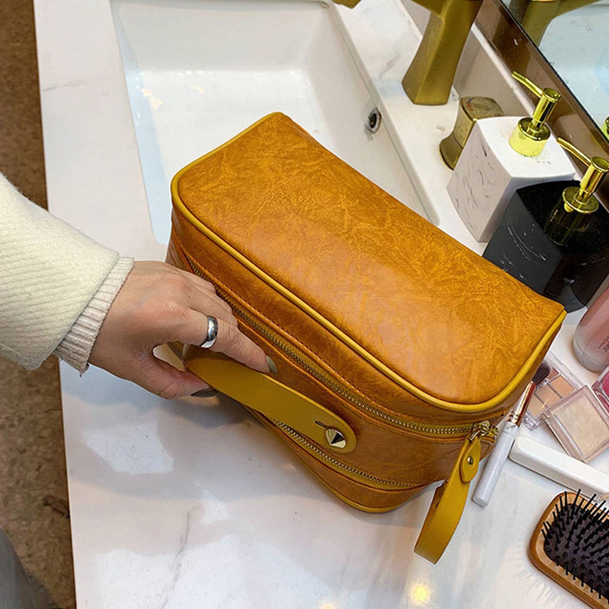 NEW LARGE CAPACITY MOTHER AND CHILD COSMETIC BAG_CWAB4490