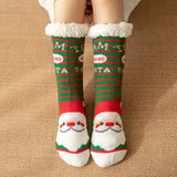 CHRISTMAS BELL FUZZY INDOOR SLIPPER SHOES_CWMS0728