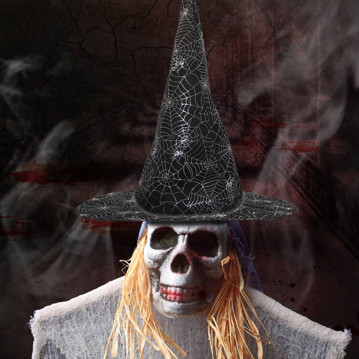 Cwah4037_Halloween Wizard Hat Magician Hat Witch Hat