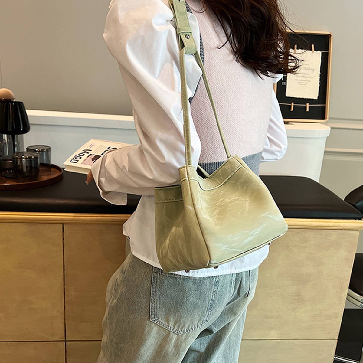 2024 New Styl Versatile Crossbody Bucket Bag_Cwab3337