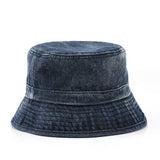 Cwah3202_Casual Denim Fashion Sun Protection Bucket Hat