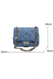 CHAIN CROSSBODY FLAP PURSE _CUAB0116