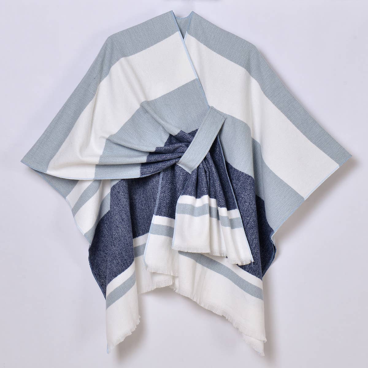 SIMPLE AND LONG WARM TASSEL SIDE STRAP SHAWL_CWASC0941