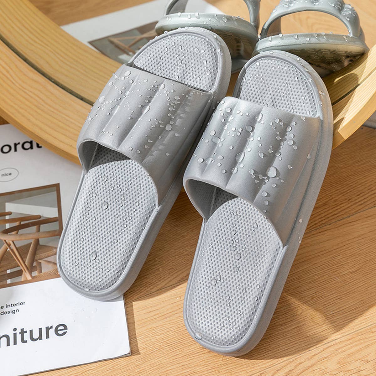 Household Indoor Bathroom Bathing Slippers_Cwshs0622