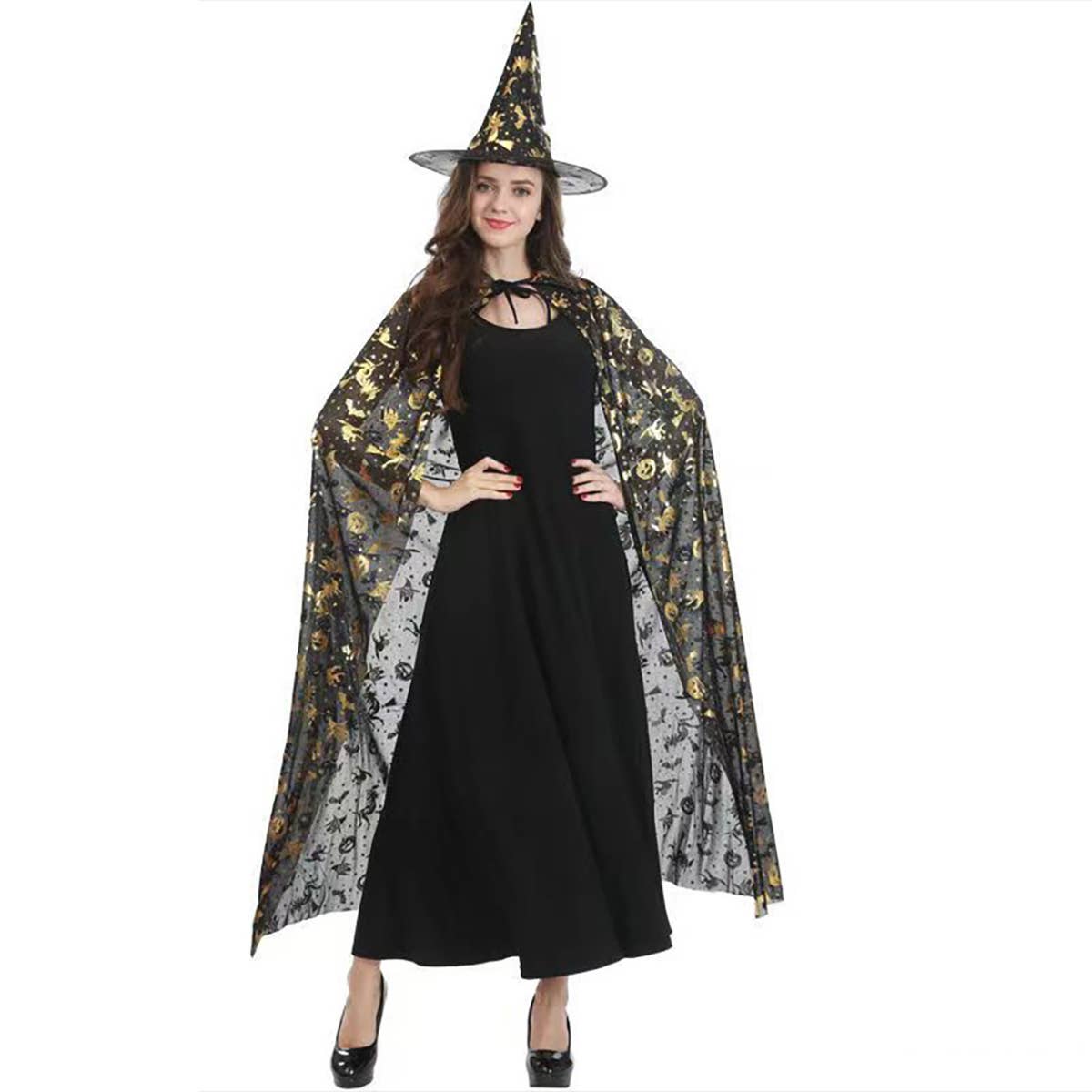 Cwmm9545_Halloween Bonus Party Hat Cape